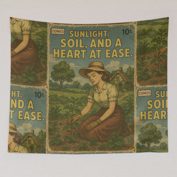 Item preview, Cottagecore Aesthetic: Sunlight, soil, and a Heart at Ease designed and sold by bapupa.