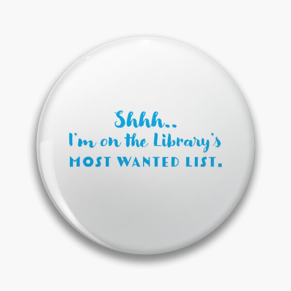 Item preview, shhh im on the libraries most wanted list designed and sold by jazzydevil.