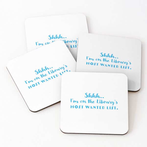 Item preview, shhh im on the libraries most wanted list designed and sold by jazzydevil.