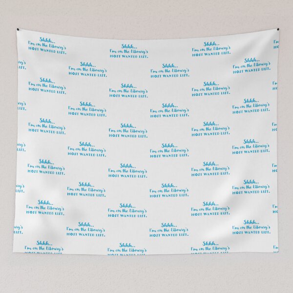 Item preview, shhh im on the libraries most wanted list designed and sold by jazzydevil.