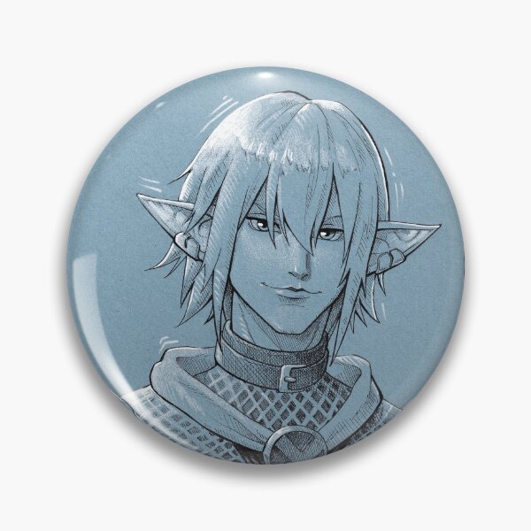 Item preview, Haurchefant Monochrome Portrait designed and sold by Lynzendra.