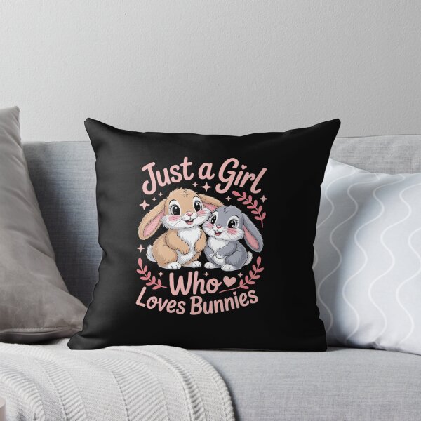 Item preview, Just a Girl Who Loves Bunnies designed and sold by jkrphoto.