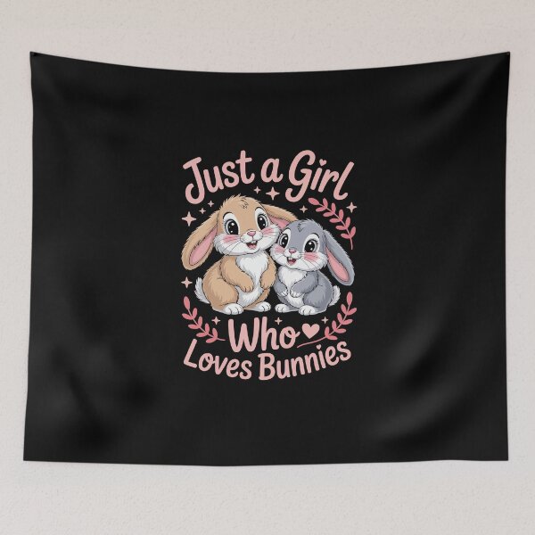 Item preview, Just a Girl Who Loves Bunnies designed and sold by jkrphoto.