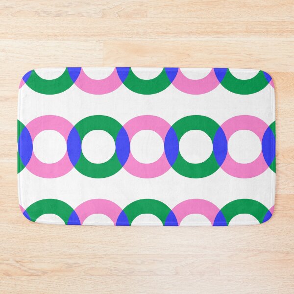 Item preview, FD 0002 F - Linked Loops - Bold Geometric Pattern designed and sold by o finding Studio.