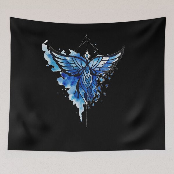 Item preview, Mystical Flight in Blue designed and sold by A-Szczesniak.