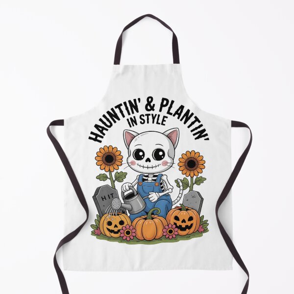 Item preview, Hauntin’ & Plantin’ Skeleton Cat Style designed and sold by WanDee2025.