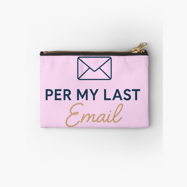 Item preview, Per My Last Email – Minimalist office humor with style designed and sold by domi199834.