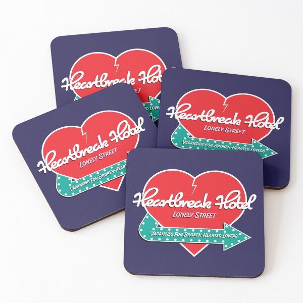 Item preview, Retro Heartbreak Hotel Sign - Elvis Presley designed and sold by Emsimonsen.