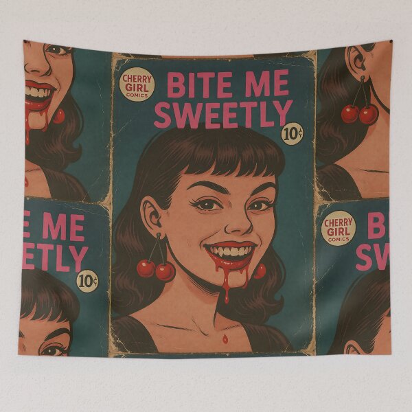 Item preview, Flirty Cherry Girl: Bite Me Sweetly designed and sold by bapupa.