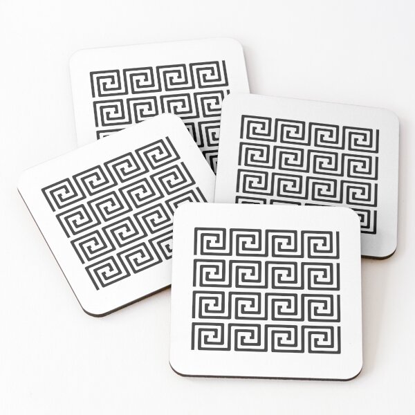 Item preview, Black and White Greek Ornament designed and sold by missbobbit.