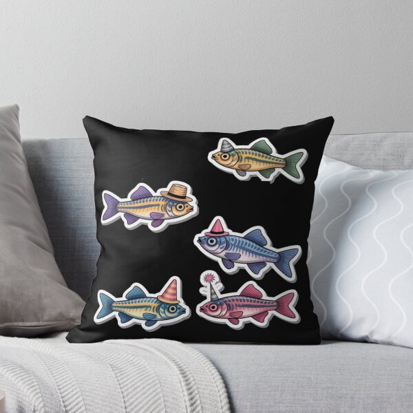 Item preview, Zebrafish with hats - cute fish designed and sold by DamioPolArt.