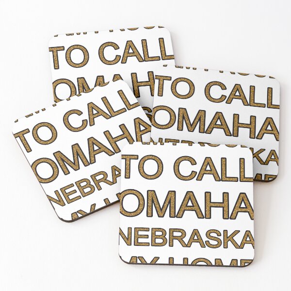 Item preview, I Am Proud To Call Omaha Nebraska My Home Gold Sequin designed and sold by TheIconSmith.