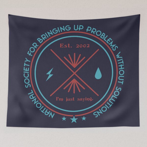 Item preview, National Society for Bringing Up Problems Without Solutions designed and sold by Milena R..