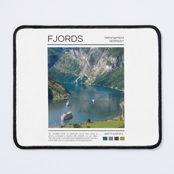 Item preview, Geirangerfjord - Norway - Photography designed and sold by StudioRedKoala.