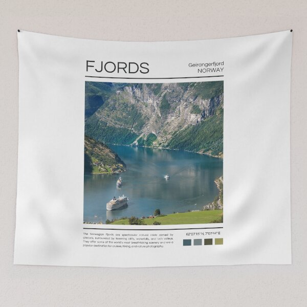 Item preview, Geirangerfjord - Norway - Photography designed and sold by StudioRedKoala.