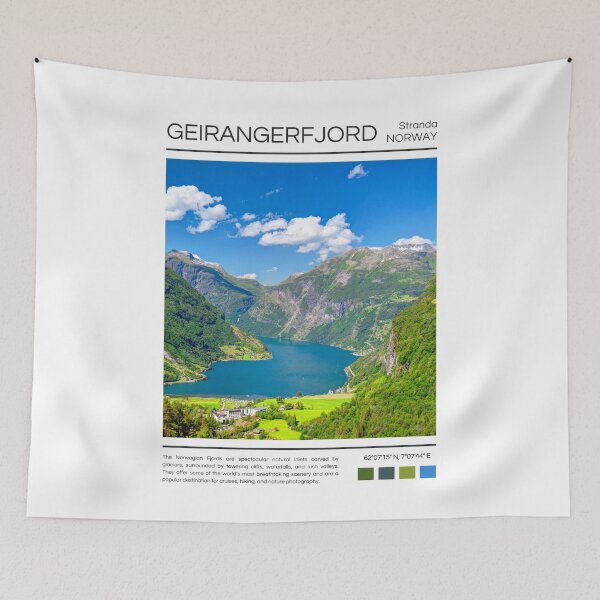 Item preview, Geirangerfjord - Norway - Photography designed and sold by StudioRedKoala.