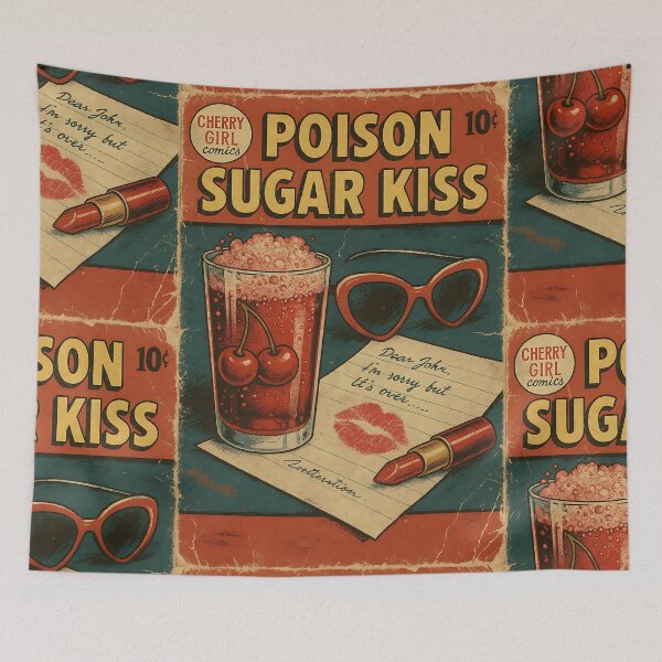 Item preview, Flirty Cherry Girl: Poison Sugar Kiss designed and sold by bapupa.