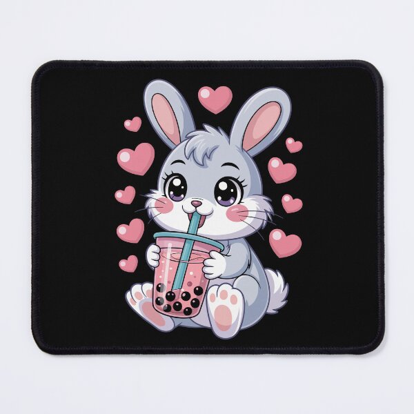Item preview, bunny and bubble tea designed and sold by jkrphoto.