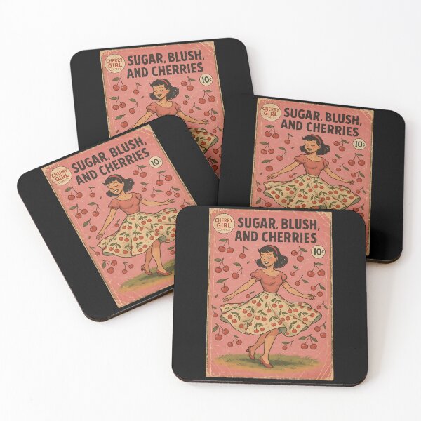 Item preview, Flirty Cherry Girl: Sugar, blush, and cherries designed and sold by bapupa.