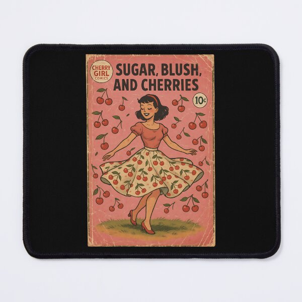 Item preview, Flirty Cherry Girl: Sugar, blush, and cherries designed and sold by bapupa.