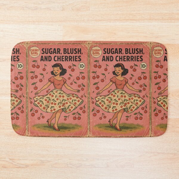Item preview, Flirty Cherry Girl: Sugar, blush, and cherries designed and sold by bapupa.
