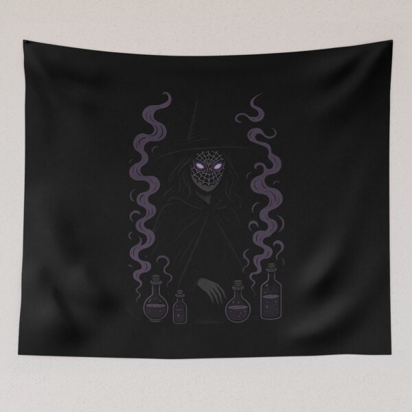 Item preview, Spider Mask Witch Dark Halloween Potion Mistress designed and sold by ILLdex.