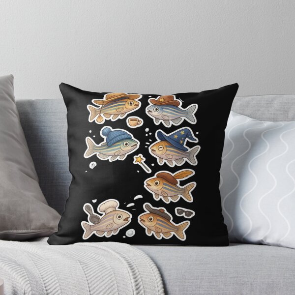 Item preview, Zebrafish with hats - fish lover designed and sold by DamioPolArt.