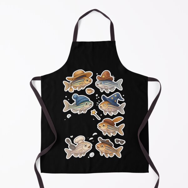 Item preview, Zebrafish with hats - fish lover designed and sold by DamioPolArt.