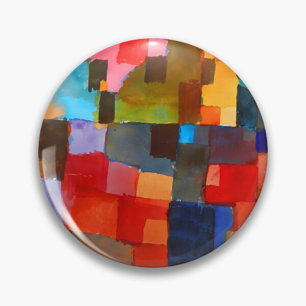 Item preview, Raumarchitekturen auf Kalt-Warm – Paul Klee Abstract Expressionist Art with Signature designed and sold by EmeraldeaArt.