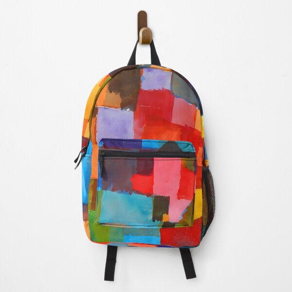 Item preview, Raumarchitekturen auf Kalt-Warm – Paul Klee Abstract Expressionist Art with Signature designed and sold by EmeraldeaArt.