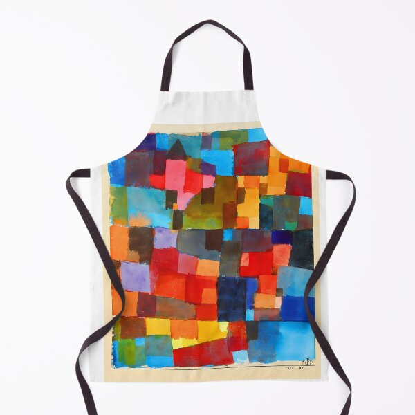 Item preview, Raumarchitekturen auf Kalt-Warm – Paul Klee Abstract Expressionist Art with Signature designed and sold by EmeraldeaArt.