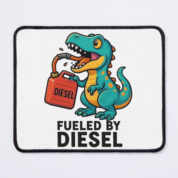 Item preview, Fueled By Diesel designed and sold by Diesel Drinking Dinosaurs.