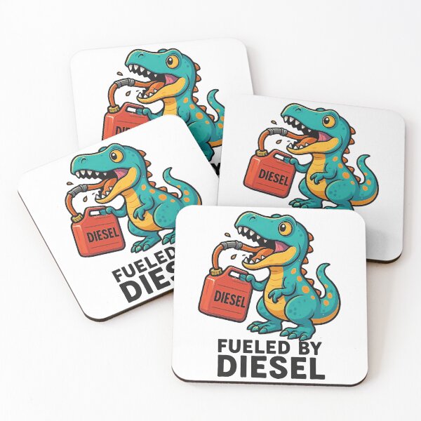 Item preview, Fueled By Diesel designed and sold by Diesel Drinking Dinosaurs.