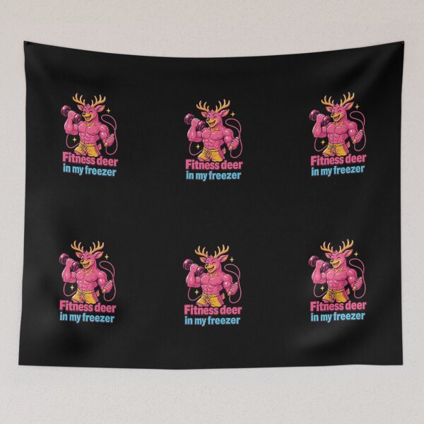 Item preview, fitness deer in my freezer designed and sold by TrendsLook.