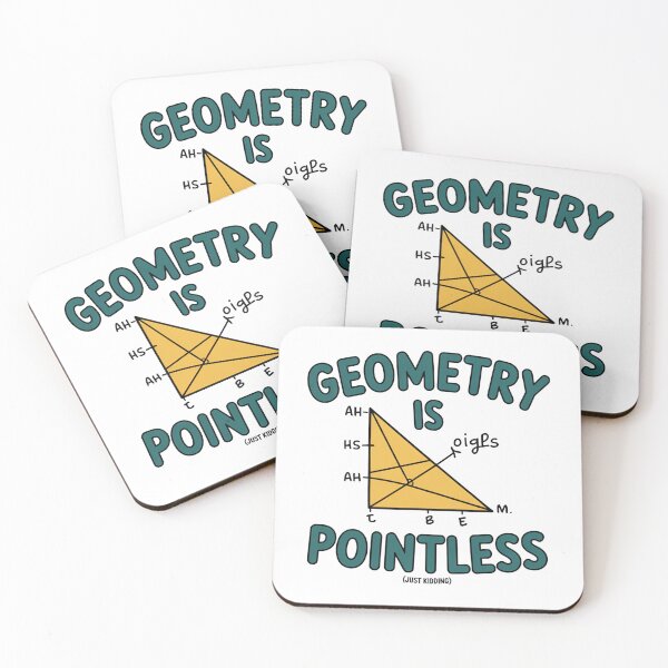 Item preview, Funny Geometry Math Pun Design designed and sold by MonkiFlipp.