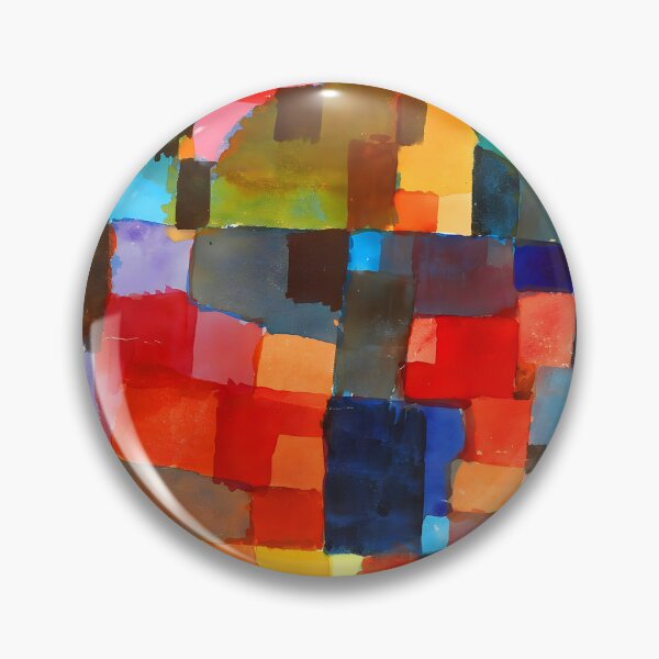 Item preview, Paul Klee Room Architectures Raumarchitekturen auf Kalt-Warm – cut version ( without frame and signature) designed and sold by EmeraldeaArt.