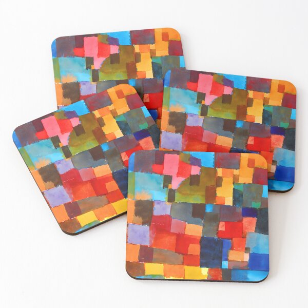 Item preview, Paul Klee Room Architectures Raumarchitekturen auf Kalt-Warm – cut version ( without frame and signature) designed and sold by EmeraldeaArt.
