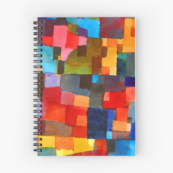 Item preview, Paul Klee Room Architectures Raumarchitekturen auf Kalt-Warm – cut version ( without frame and signature) designed and sold by EmeraldeaArt.