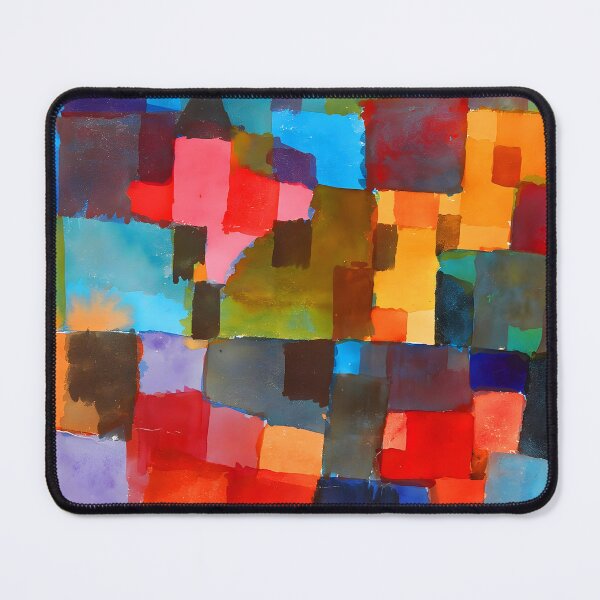Item preview, Paul Klee Room Architectures Raumarchitekturen auf Kalt-Warm – cut version ( without frame and signature) designed and sold by EmeraldeaArt.