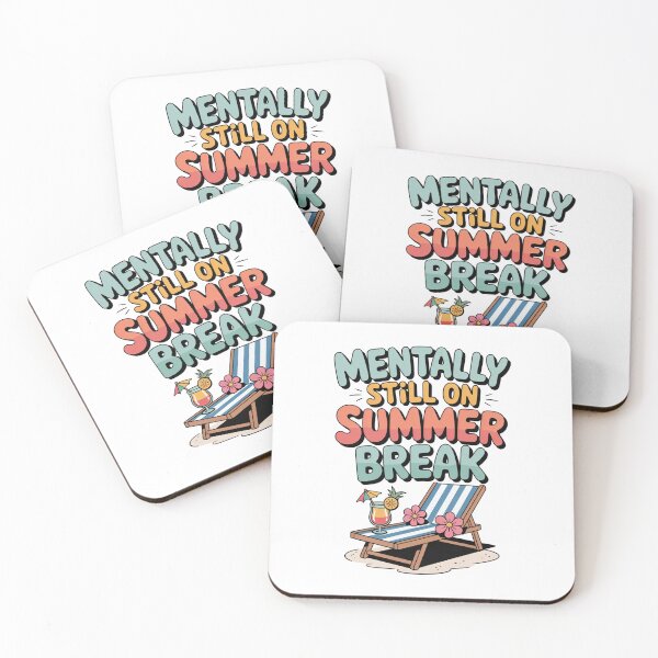 Item preview, Funny Summer Break Vacation Mindset Design designed and sold by MonkiFlipp.