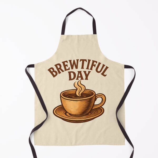 Item preview,  Brewtiful Day — Vintage Hand-Drawn Coffee Cup Illustration | Retro Coffee Mug Design, Coffee Lover Gift designed and sold by Raslanity.