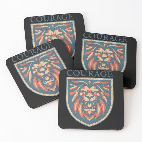Item preview,  Lion Courage - Vintage distressed Shield Logo To Face your Struggles designed and sold by AfricaSkyBlue.