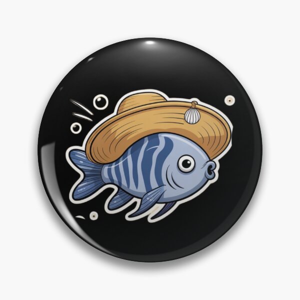 Item preview, Zebrafish with hats - animal lover designed and sold by DamioPolArt.