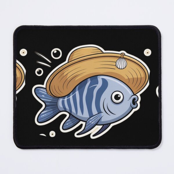 Item preview, Zebrafish with hats - animal lover designed and sold by DamioPolArt.