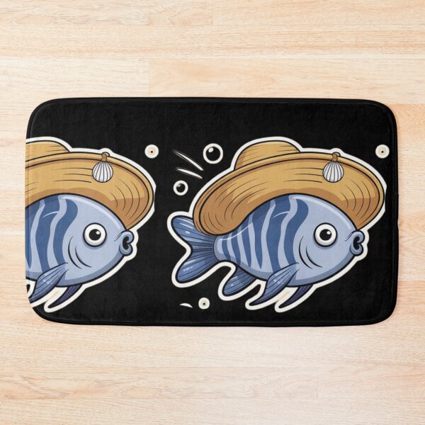 Item preview, Zebrafish with hats - animal lover designed and sold by DamioPolArt.
