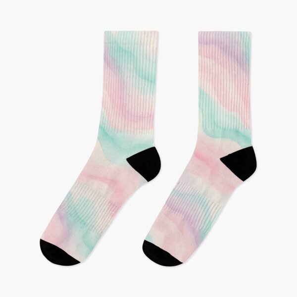 Item preview, Soft Pastel Wave Seamless Pattern – Gentle Pink, Blue, and Green Watercolor Gradient designed and sold by FestivityFinds.