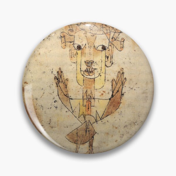Item preview, Angelus Novus – Paul Klee Iconic Abstract Artwork designed and sold by EmeraldeaArt.
