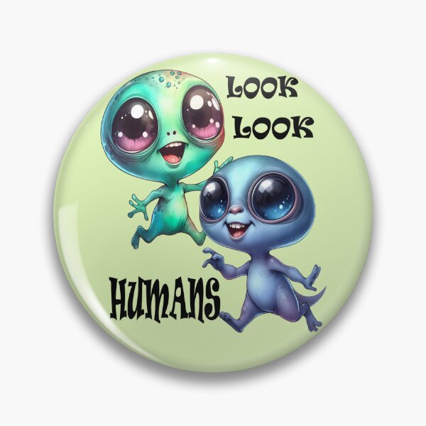 Item preview, Happy aliens running excitedly after the humans designed and sold by LoneAngel.