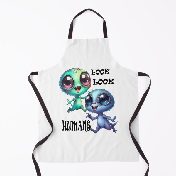 Item preview, Happy aliens running excitedly after the humans designed and sold by LoneAngel.