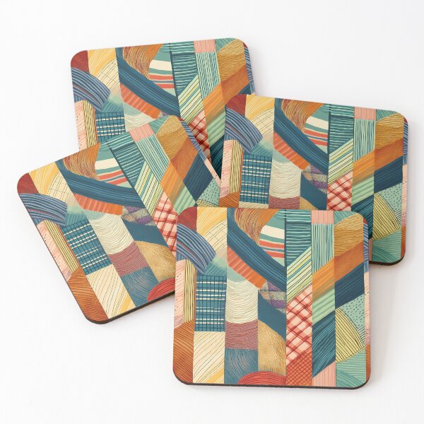Item preview, Colorful retro pattern design designed and sold by Photopat.